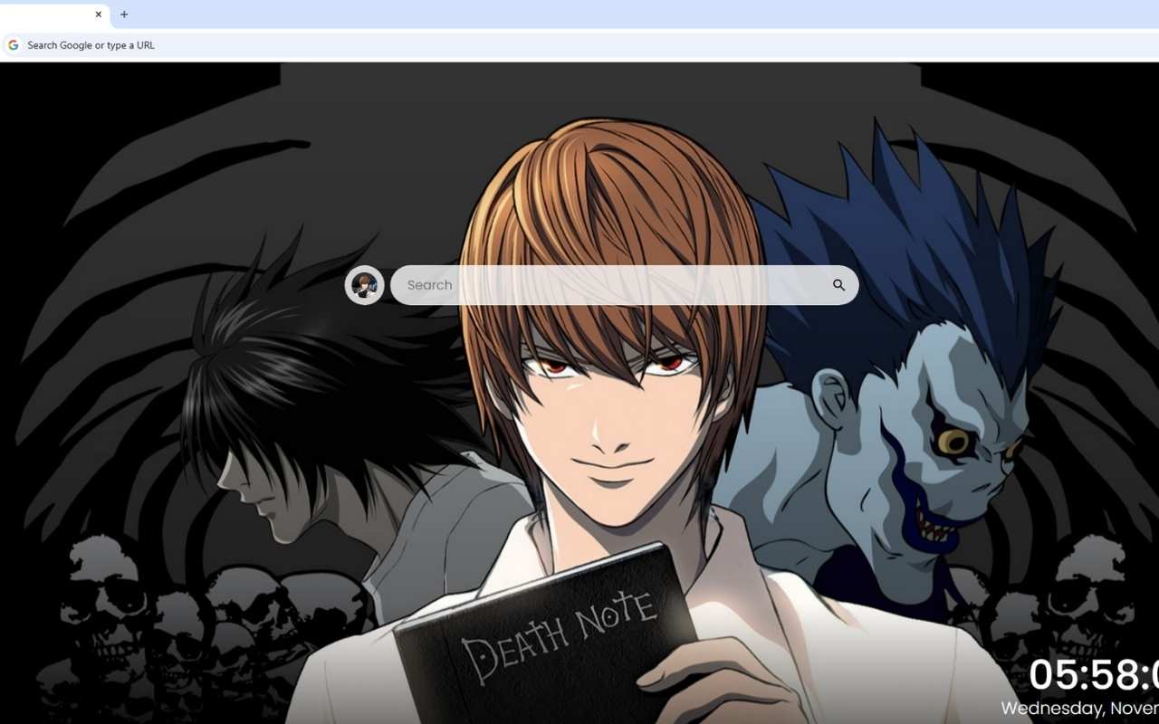 Death Note HD Wallpapers New Tab