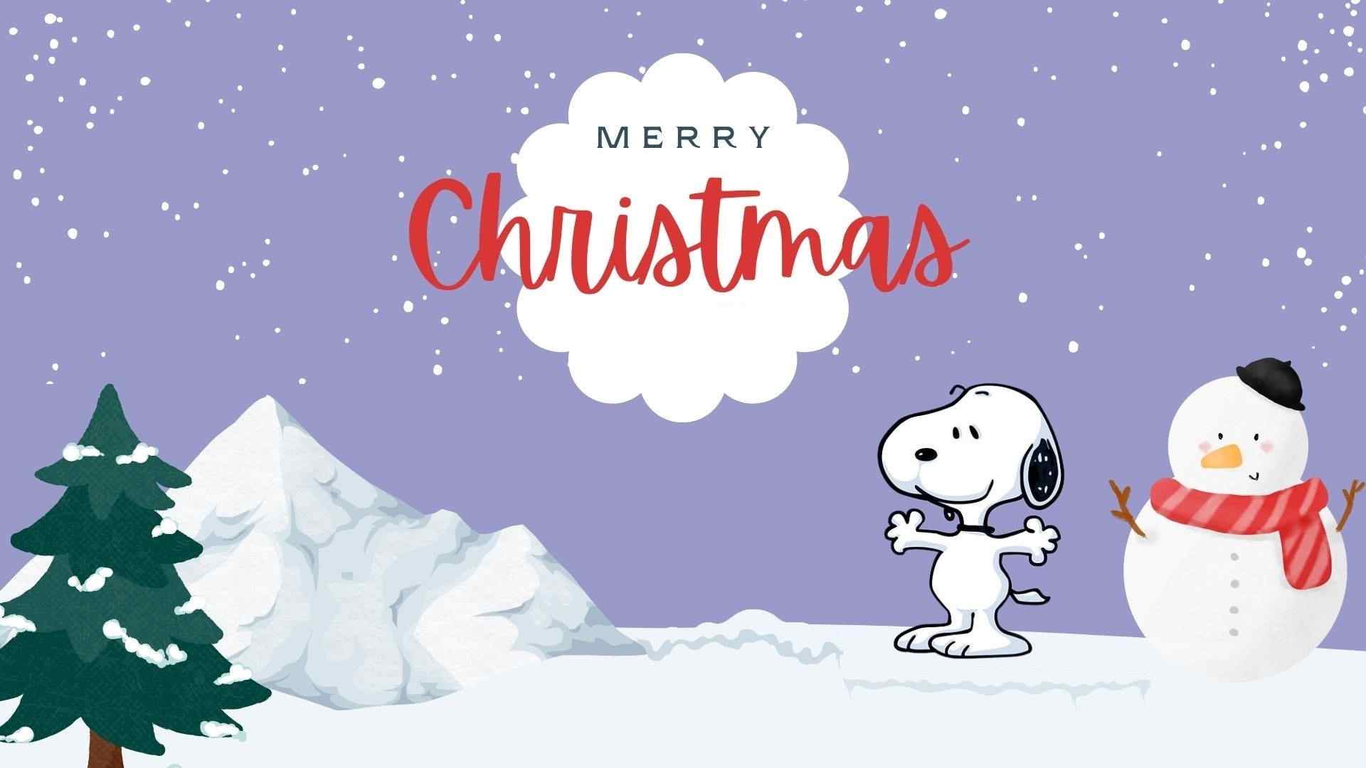 Snoopy Christmas Wallpaper