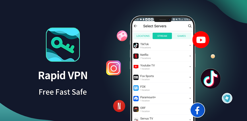 Rapid VPN – Safe Secure Proxy